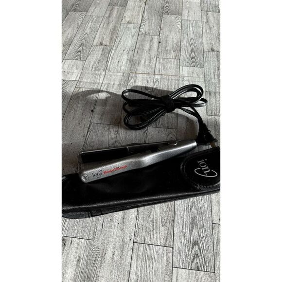 Ion Titanium Platinum 1” Hair Styling‎ Flat Iron 301013 Mini Travel & case - Picture 1 of 8